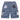 Real Artistic People - Camo Cargo Shorts Digital Blue